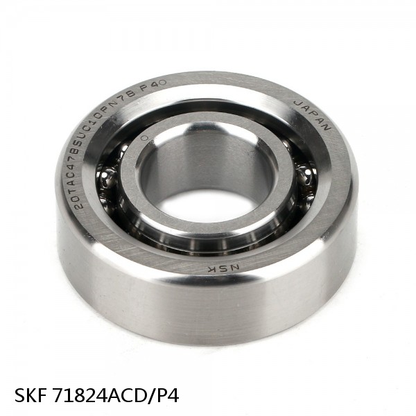 71824ACD/P4 SKF Super Precision,Super Precision Bearings,Super Precision Angular Contact,71800 Series,25 Degree Contact Angle