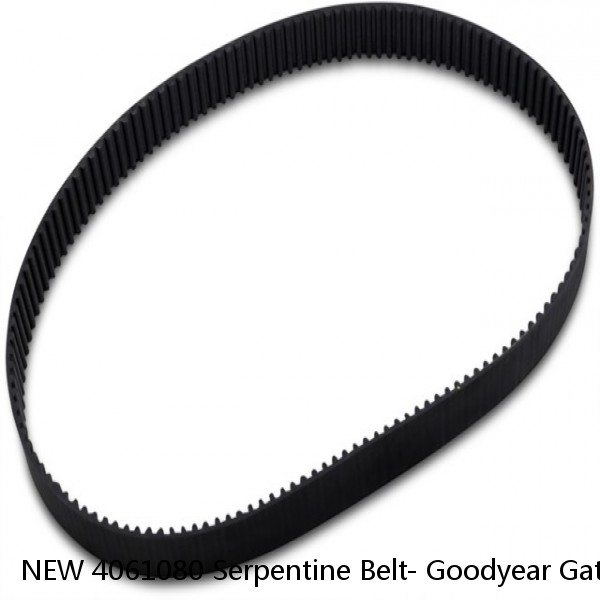 NEW 4061080 Serpentine Belt- Goodyear Gatorback The Quiet Belt