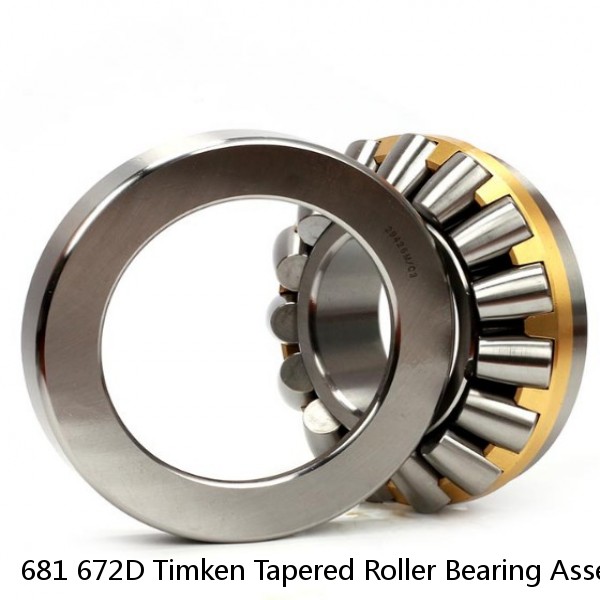681 672D Timken Tapered Roller Bearing Assembly #1 image