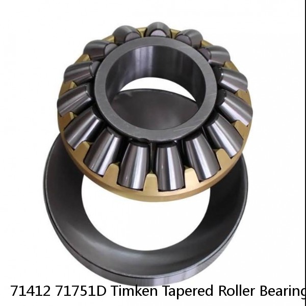 71412 71751D Timken Tapered Roller Bearing Assembly #1 image