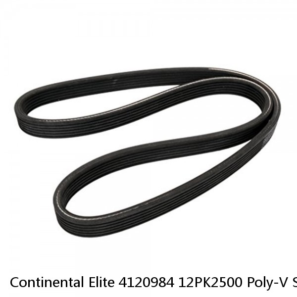 Continental Elite 4120984 12PK2500 Poly-V Serpentine Fan Drive Belt C15 L6 06-08 #1 image