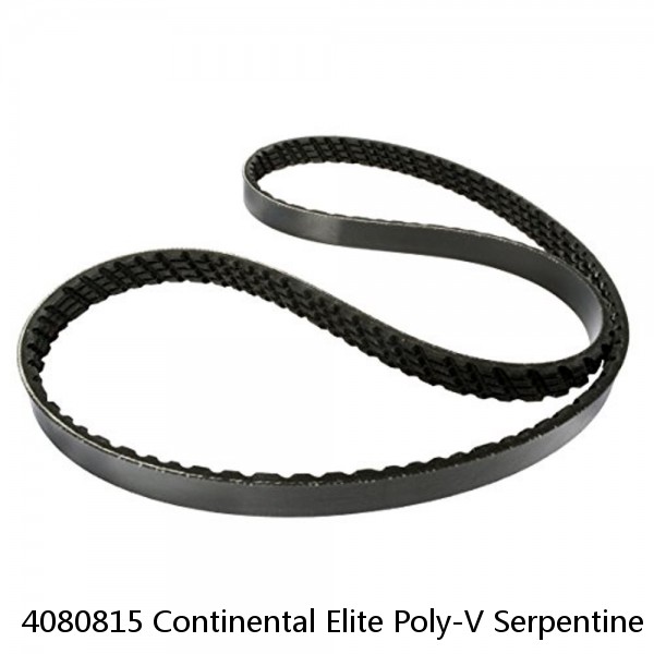 4080815 Continental Elite Poly-V Serpentine Belt Free Shipping 4080815 #1 image