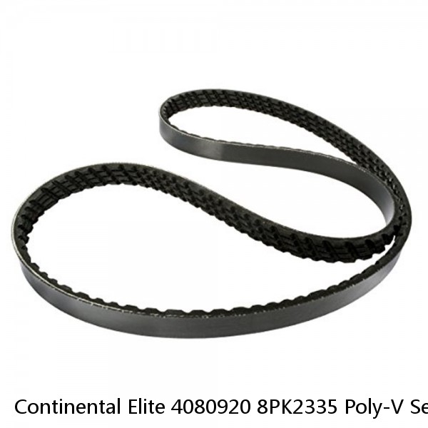 Continental Elite 4080920 8PK2335 Poly-V Serpentine Alternator Drive Fan Belt  #1 image