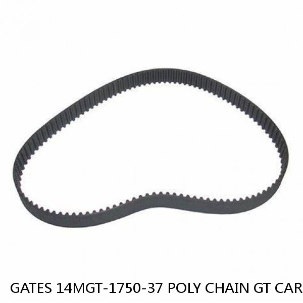 GATES 14MGT-1750-37 POLY CHAIN GT CARBON BELT, H0270 #1 image